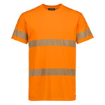 Mens Hi Vis Segmented Tape Cotton Tee Shirt