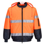 Hi Vis Contrast Bomber Jacket