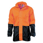 Hi Vis Two Tone Light Weight Rain Jacket