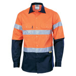 Two Tone Drill Shirt with 3M 8910 R/Tape