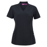 Womens NU Mandarin Collar Scrub Top