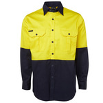 Mens Hi Vis Long Sleeve 190G Shirt